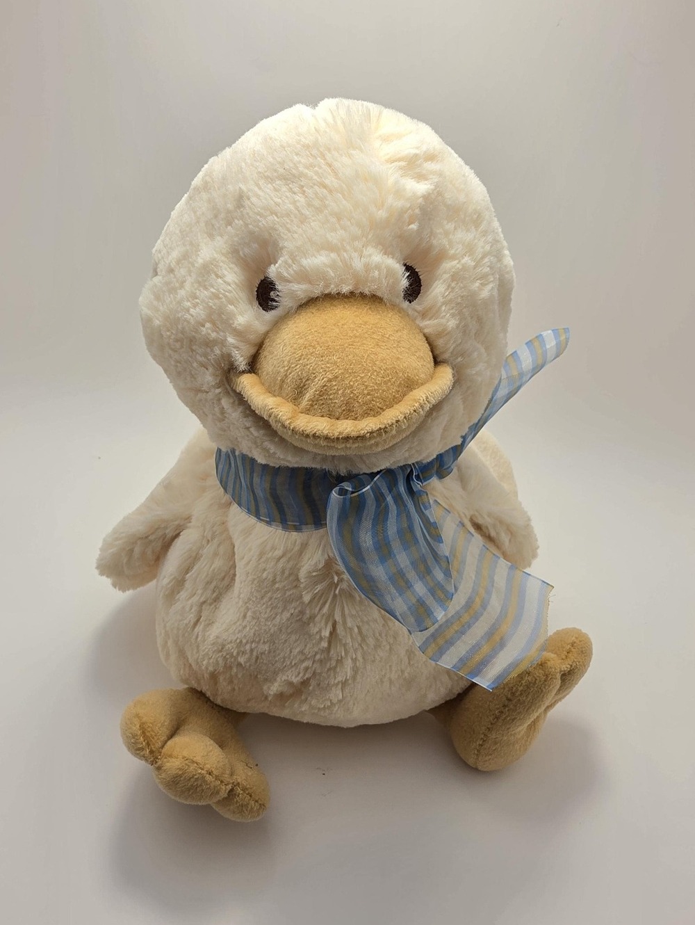 Russ “Diddy Duck” the Yellow Duck Blue Ribbon, Vintage Plush (11 inch)